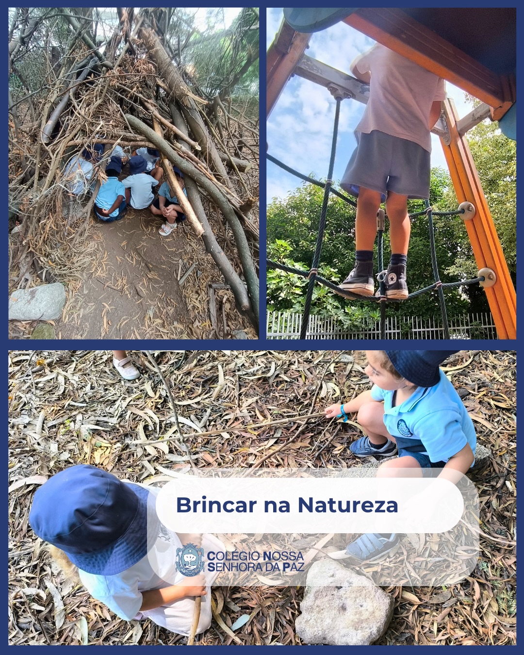 Está a acontecer! Brincar na natureza é dar espaço à curiosidade, à imaginação e à…