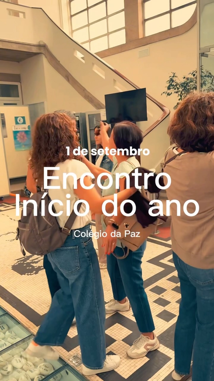 Encontro de início de ano da comunidade educativa do Colégio da Paz. É tão bom…