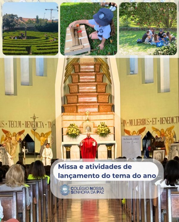 Eucaristia de inicio de Ano e Atividades de lançamento do Tema do Ano... entregar a…